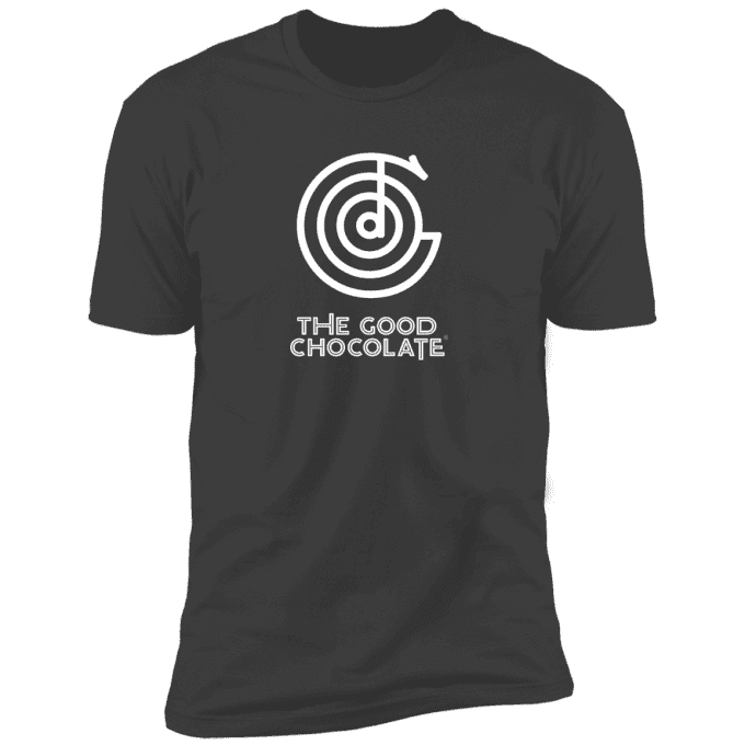 Heavy Metal t-shirt with The Good Chocolate logo in white for Men