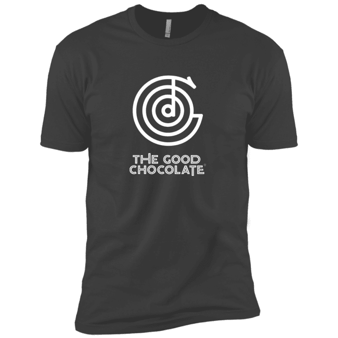 Heavy Metal t-shirt with The Good Chocolate logo in white for Boys