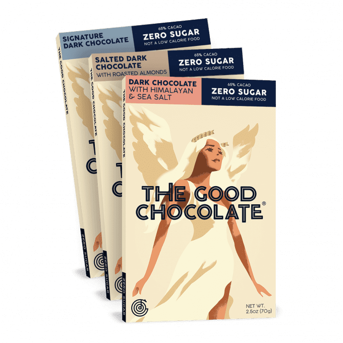 The Good Chocolate's KETO Chocolate Bundle 3 Bars