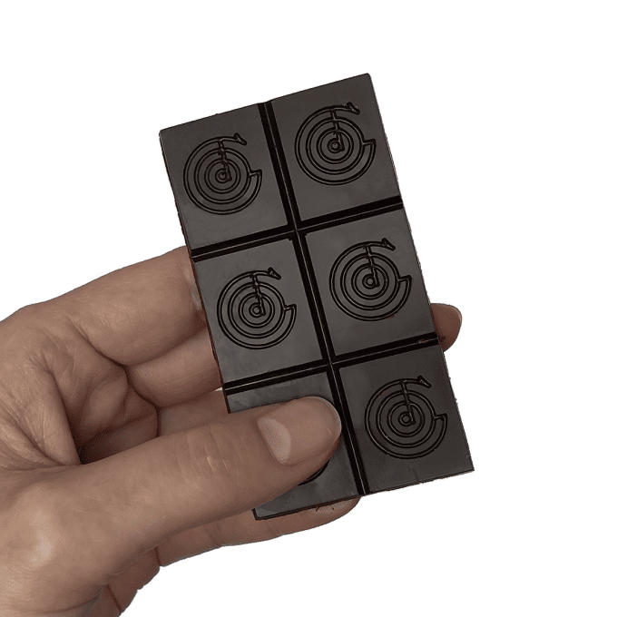 Someone hold The Good Chocolate's lower Calorie Chocolate Bar