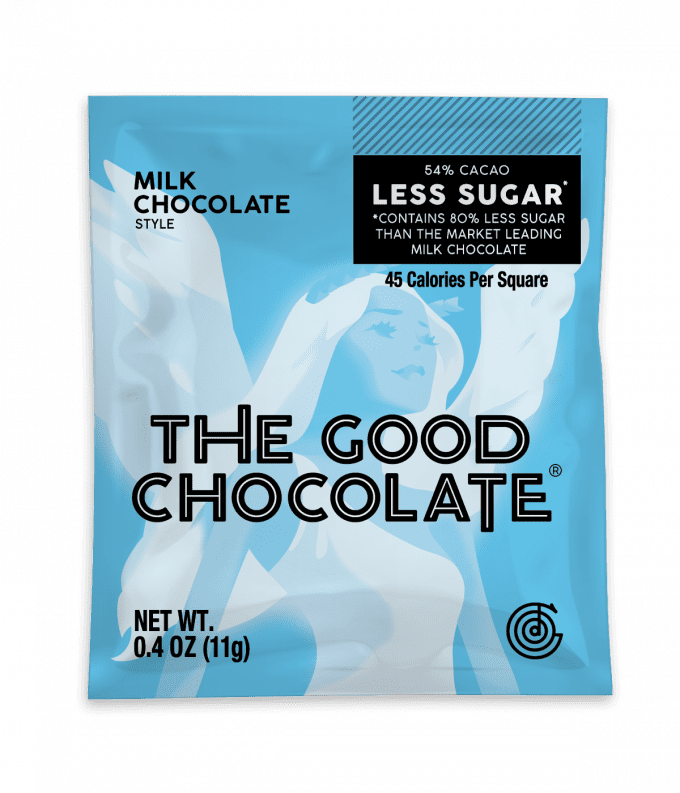 Front of The Good Chocolate's Milk Chocolate Style