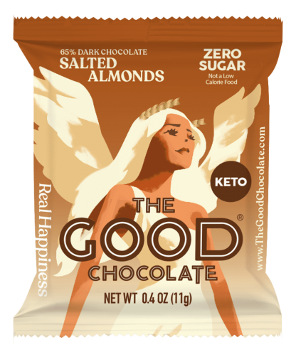 Almond Chocolate Square Zero Sugar